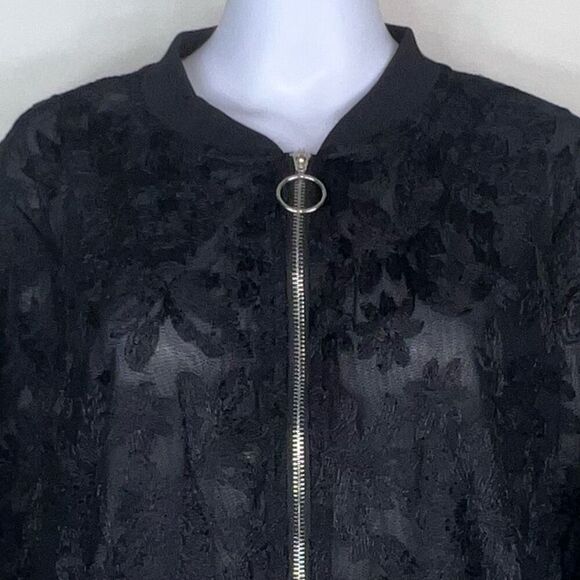 Bloomchic Double Lace Varsity‎ Jacket - Picture 2 of 15